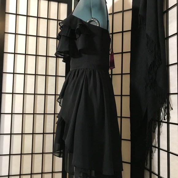 Black Cocktail Dress - Picture 3 of 8